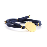 BLUEBELL DOR - customizable bracelet with 18mm gold medal